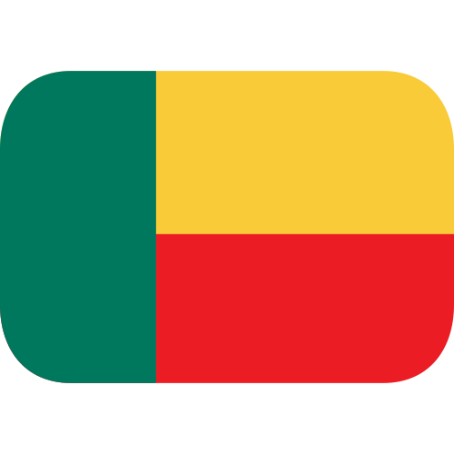 Flag: Benin as drawn by JoyPixels in 1.0