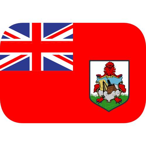 Bandiera: Bermuda as drawn by JoyPixels in 1.0