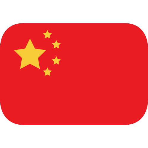Flag: China as drawn by JoyPixels in 1.0