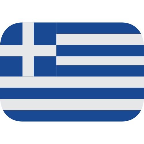 Flag: Greece as drawn by JoyPixels in 1.0