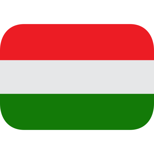Flag: Hungary as drawn by JoyPixels in 1.0