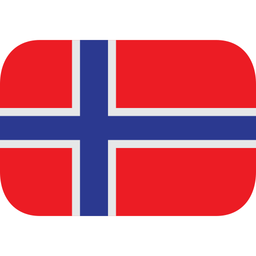 Flag: Norway as drawn by JoyPixels in 1.0