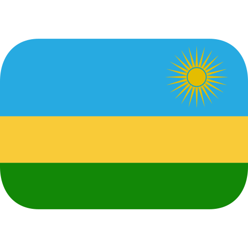 Drapeau : Rwanda as drawn by JoyPixels in 1.0
