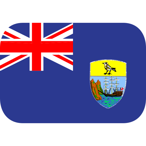 Bandera: Santa Elena as drawn by JoyPixels in 1.0