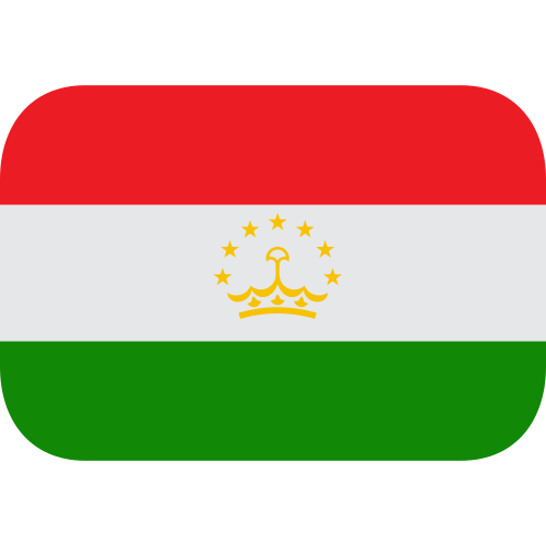 Flag: Tajikistan as drawn by JoyPixels in 1.0