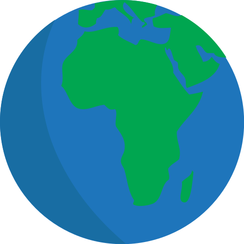 Globe Showing Europe-Africa, the previous design