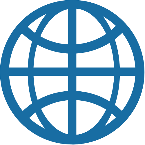 Globe with Meridians, the previous design