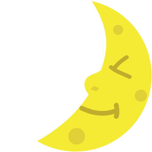 First Quarter Moon Face, the previous design