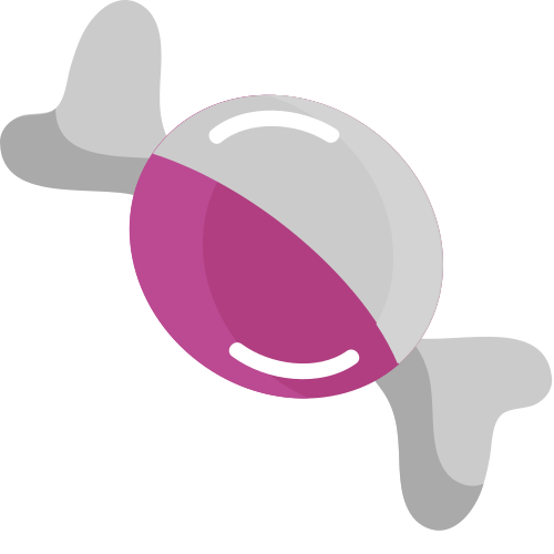 Candy as drawn by JoyPixels in 1.0