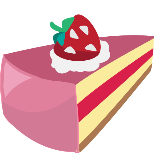 Shortcake as drawn by JoyPixels in 1.0