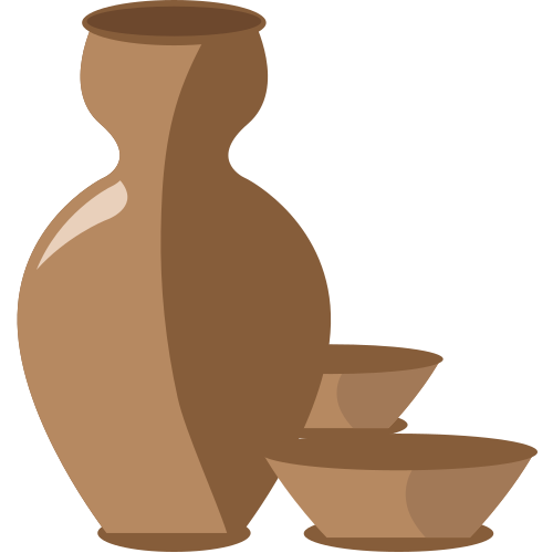Sake as drawn by JoyPixels in 1.0