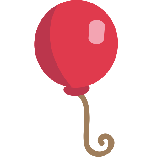 Balloon as drawn by JoyPixels in 1.0