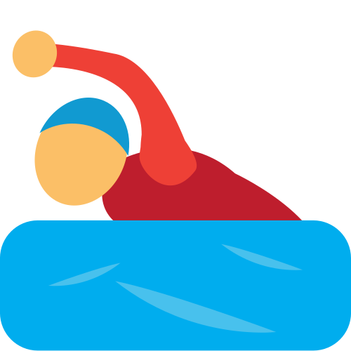 Person Swimming, the previous design