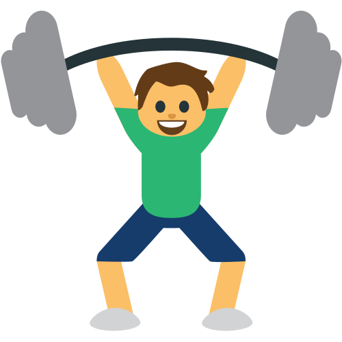 Person Lifting Weights, the previous design