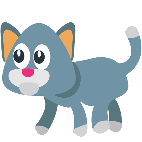 고양이 as drawn by JoyPixels in 1.0