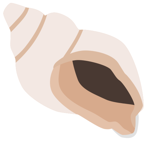 Spiral Shell as drawn by JoyPixels in 1.0