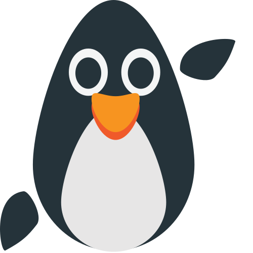Penguin as drawn by JoyPixels in 1.0