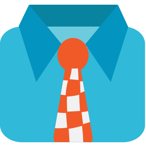 Necktie as drawn by JoyPixels in 1.0