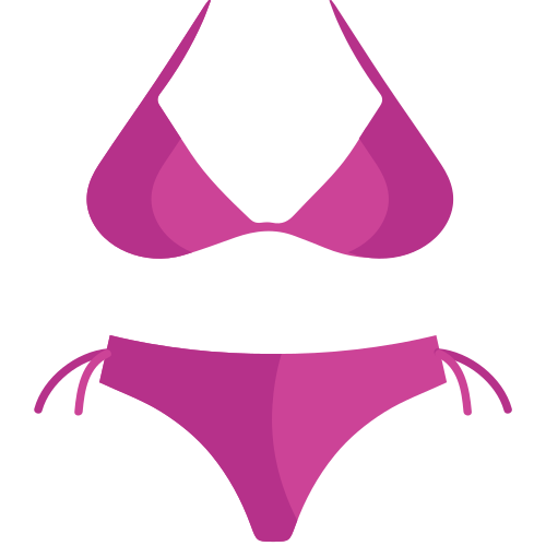 Bikini as drawn by JoyPixels in 1.0