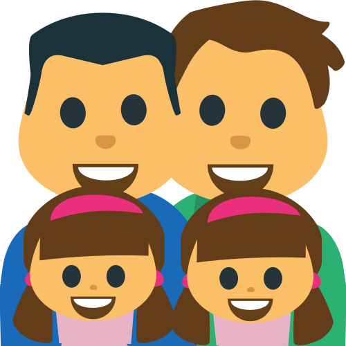 Family: Man, Man, Girl, Girl, the previous design
