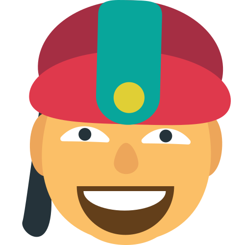 Person with Skullcap, the previous design