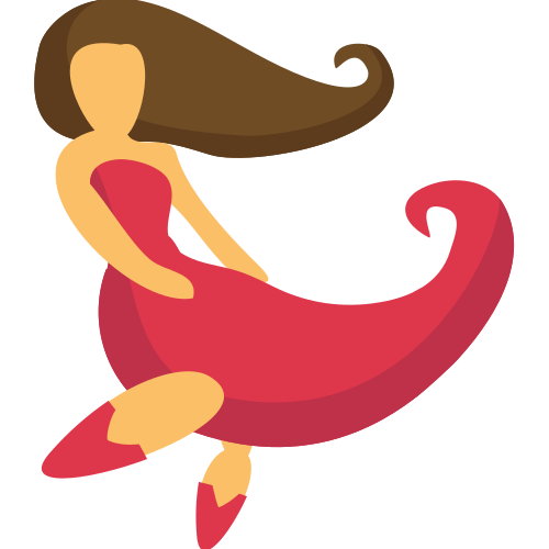 Woman Dancing, the previous design