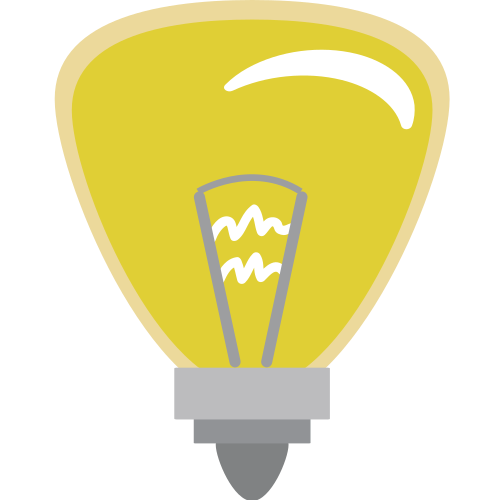 Light Bulb as drawn by JoyPixels in 1.0