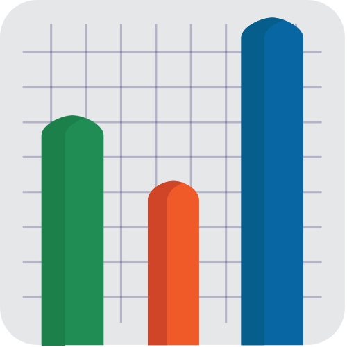 Bar Chart as drawn by JoyPixels in 1.0