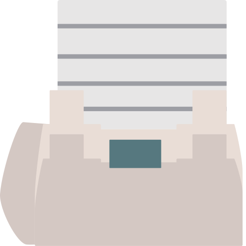 Fax Machine as drawn by JoyPixels in 1.0
