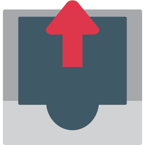 Outbox Tray as drawn by JoyPixels in 1.0