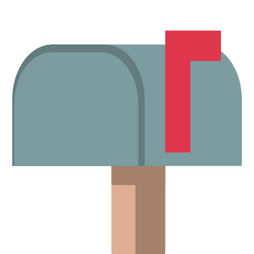 Closed Mailbox with Raised Flag, the previous design