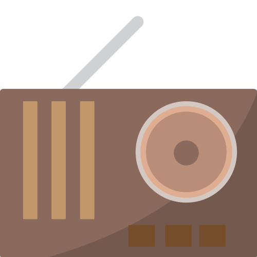Radio as drawn by JoyPixels in 1.0