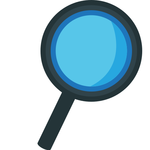 Magnifying Glass Tilted Right, the previous design