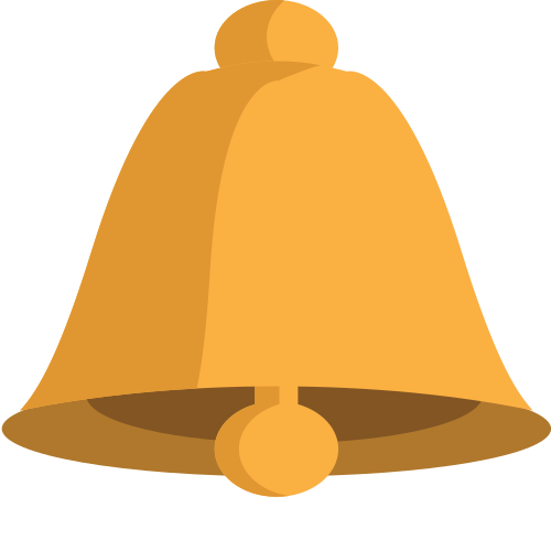 Bell as drawn by JoyPixels in 1.0