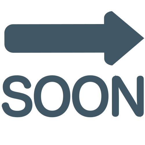 SOON Arrow as drawn by JoyPixels in 1.0