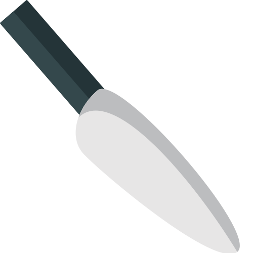 Kitchen Knife as drawn by JoyPixels in 1.0