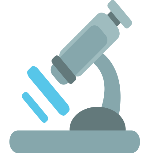 Microscope as drawn by JoyPixels in 1.0