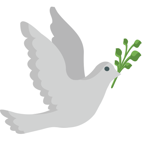 Dove as drawn by JoyPixels in 1.0