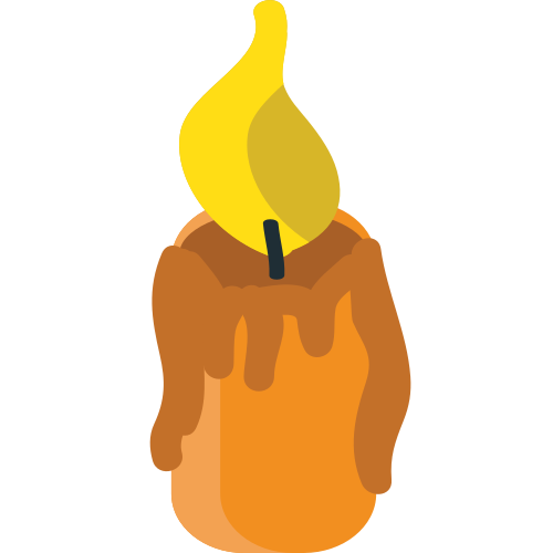 Candle as drawn by JoyPixels in 1.0