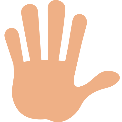 Hand with Fingers Splayed, the design in this release