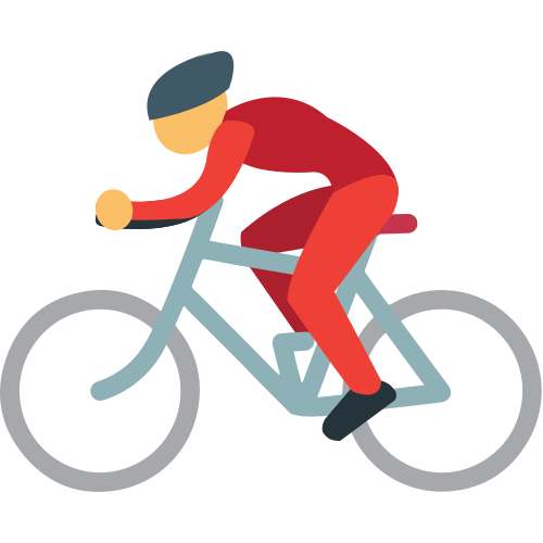 Person Biking, the previous design