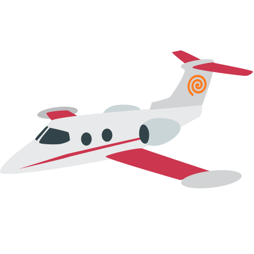 Small Airplane as drawn by JoyPixels in 1.0