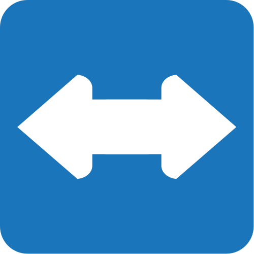 Left-Right Arrow as drawn by JoyPixels in 1.0