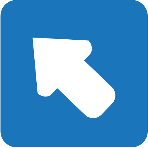 Up-Left Arrow as drawn by JoyPixels in 1.0