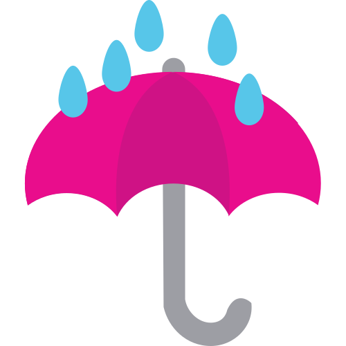 Umbrella with Rain Drops, the previous design