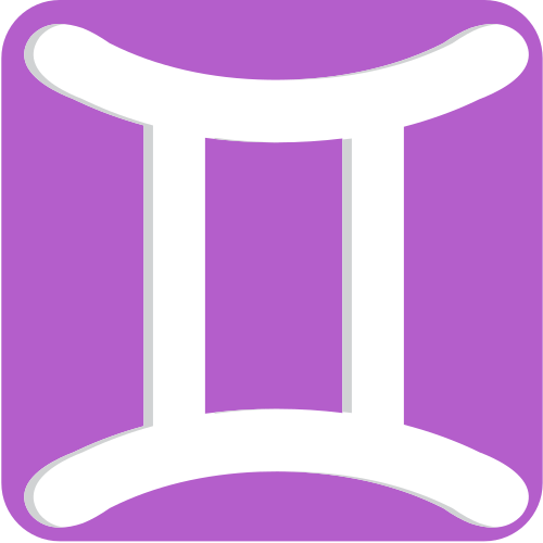 Gemini as drawn by JoyPixels in 1.0