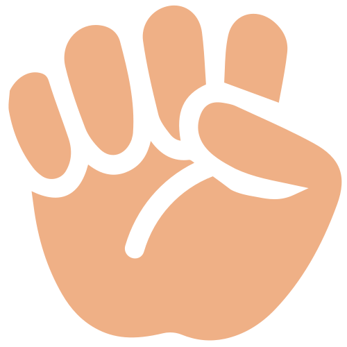 Raised Fist, the previous design