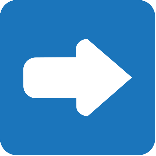 Right Arrow as drawn by JoyPixels in 1.0