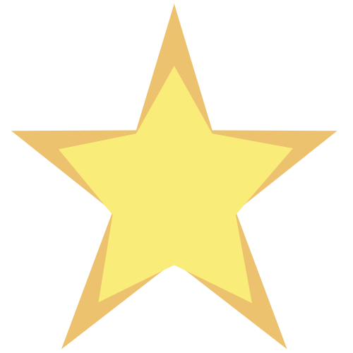 Star as drawn by JoyPixels in 1.0