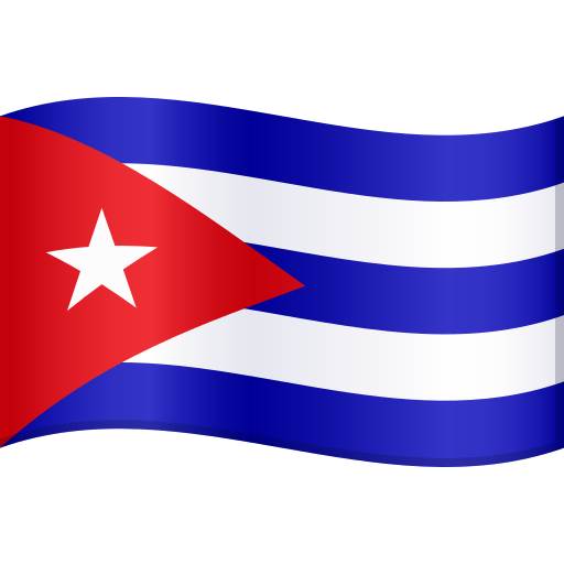 Flag: Cuba as drawn by JoyPixels in 10.0
